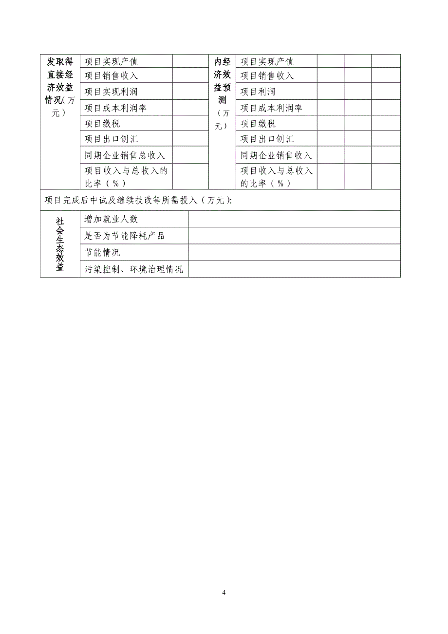 市科技三项费用专项资金绩效评价数据表_第4页