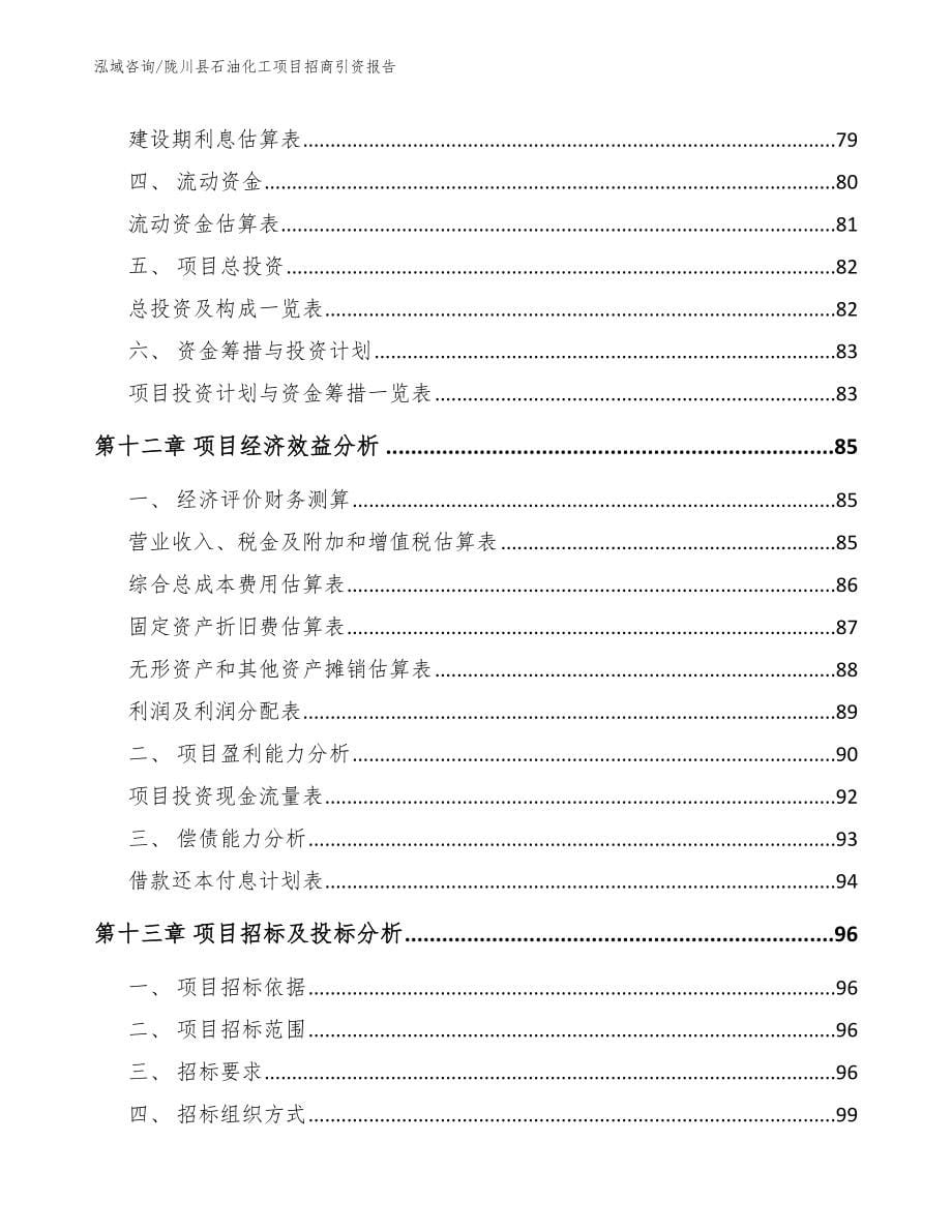 陇川县石油化工项目招商引资报告_模板范本_第5页