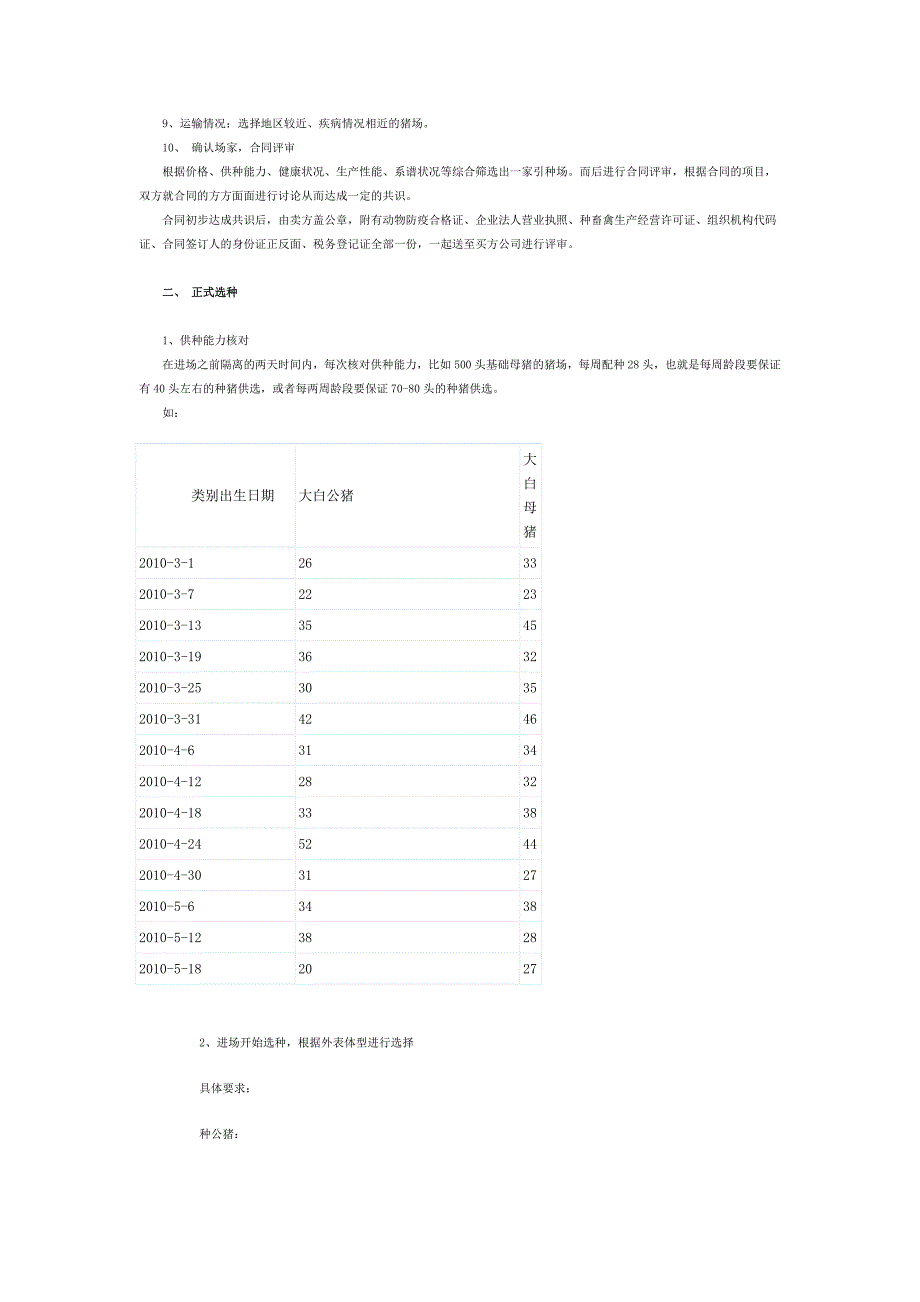 规模化猪场之初始控制——猪场引种程序_第4页