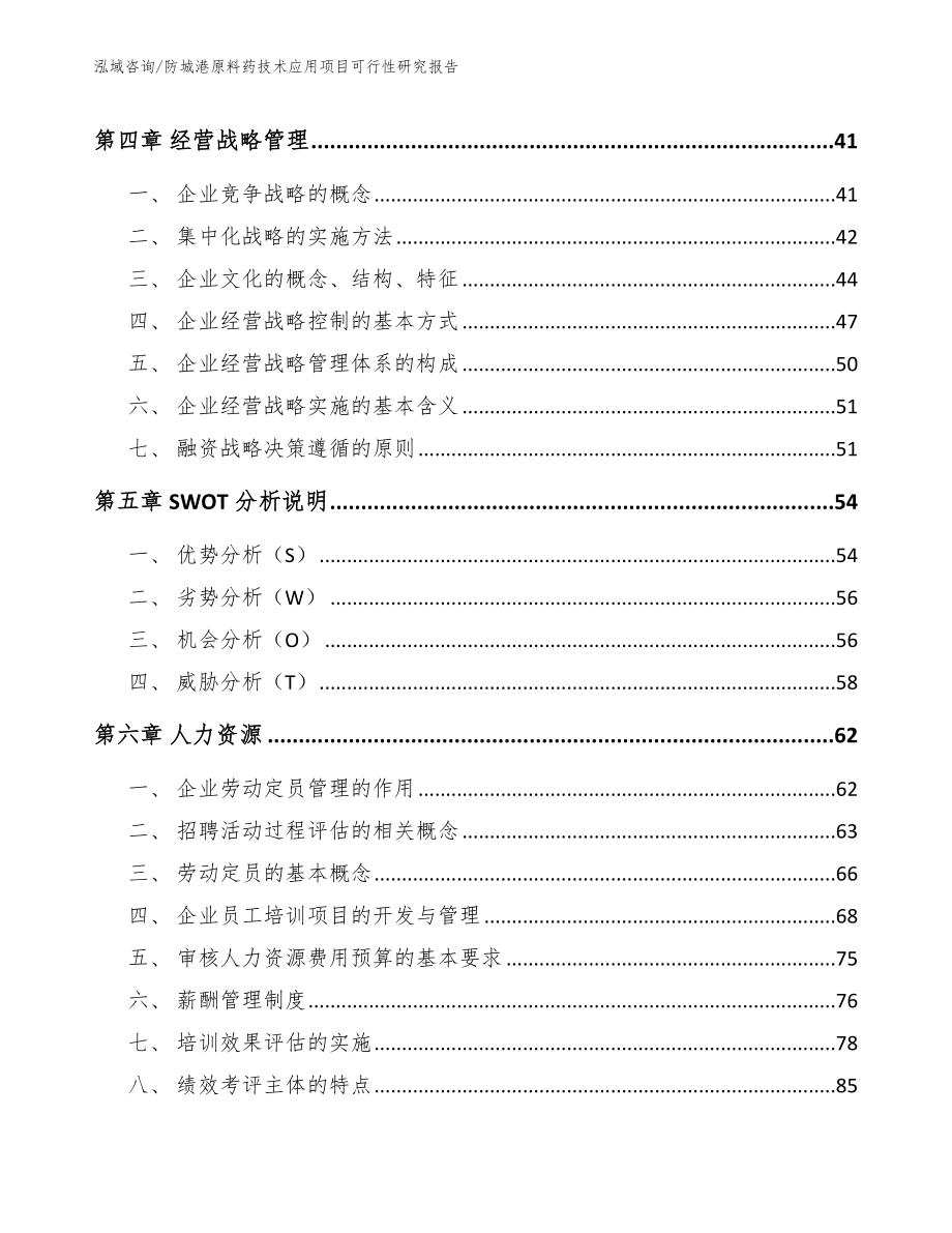 防城港原料药技术应用项目可行性研究报告_第3页