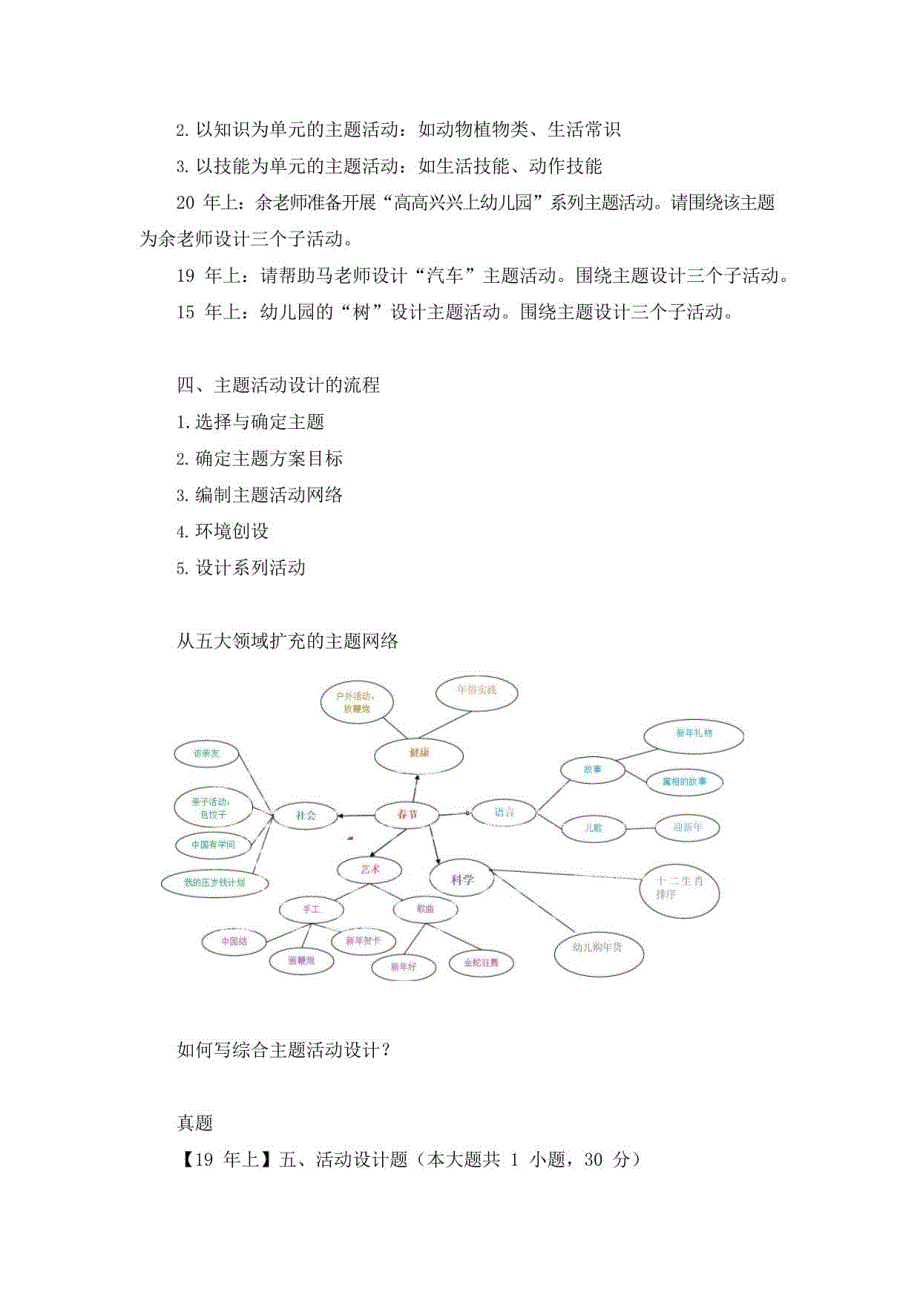 2022幼儿教资资格考试《保育知识与能力》主观题（讲义+笔记）二_第4页