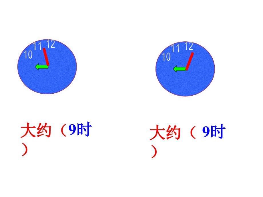 一年级上册认识钟表复习课课件1_第5页