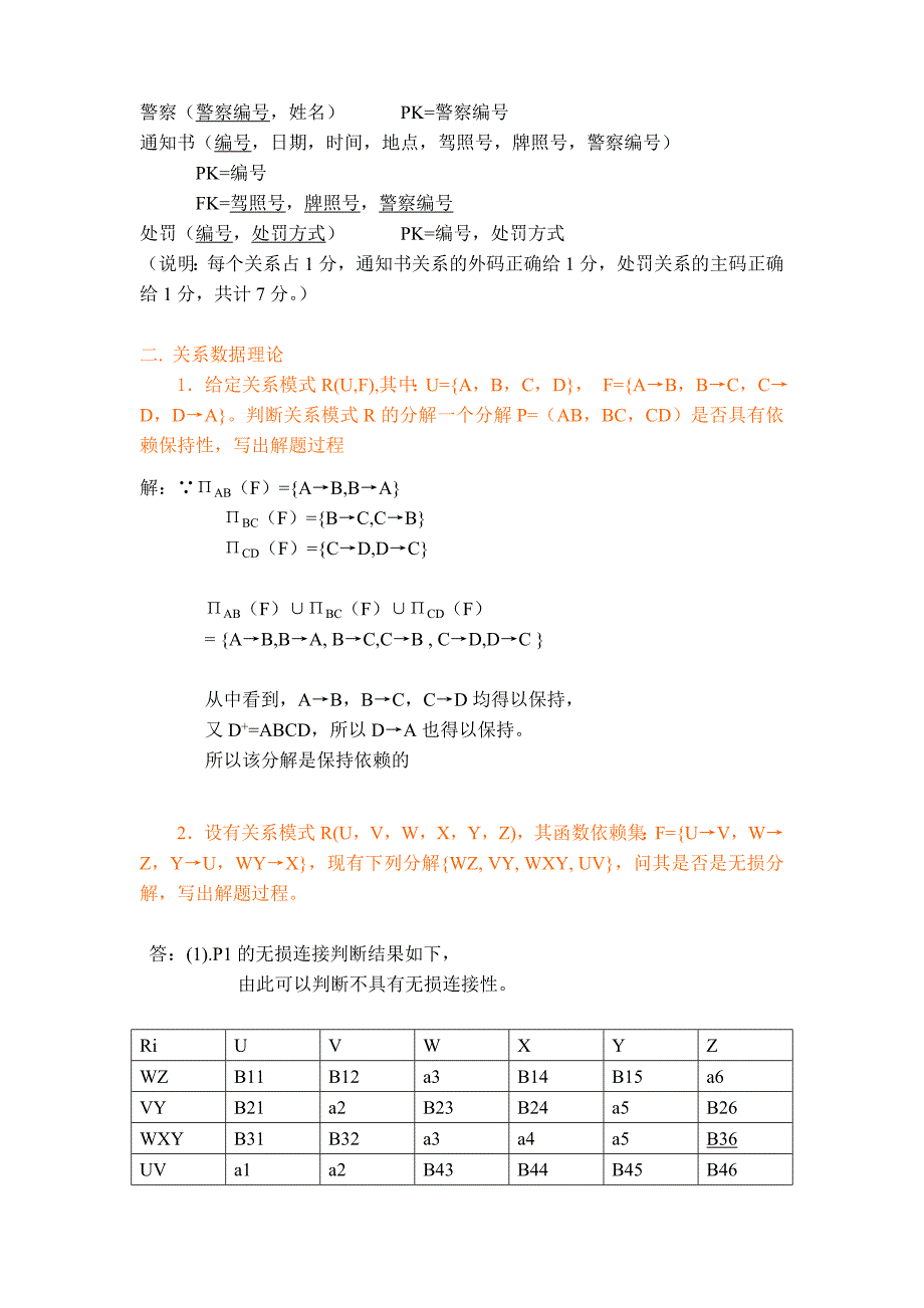 数据库总复习(不知道是啥,大家看看吧)——答案.doc_第4页