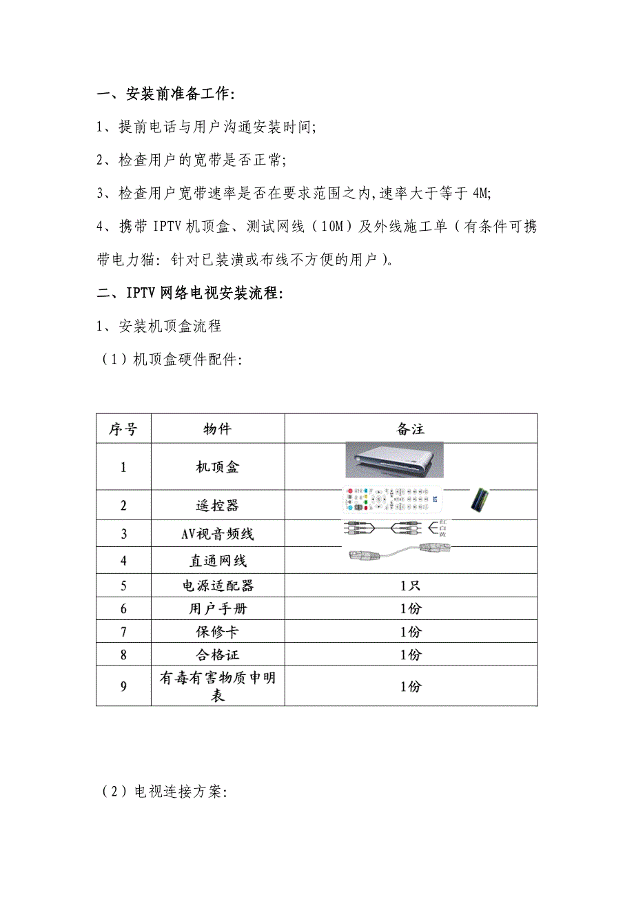 IPTV网络电视安装维护手册_第2页