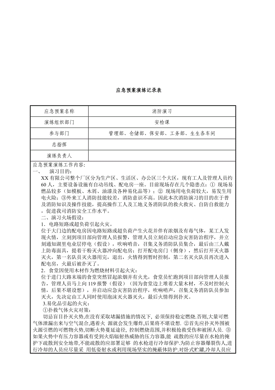 应急演练记录范文_第3页