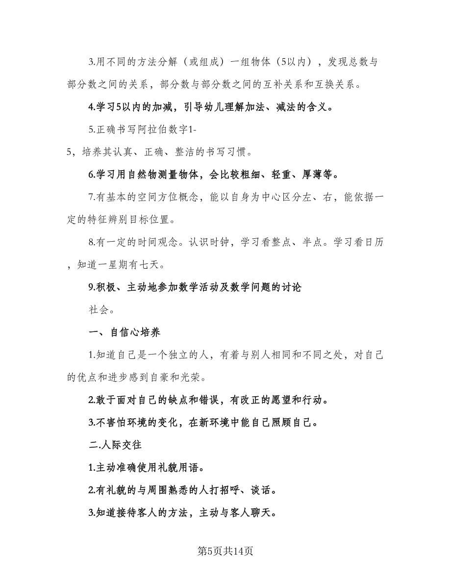 2023大班教育教学计划例文（4篇）.doc_第5页