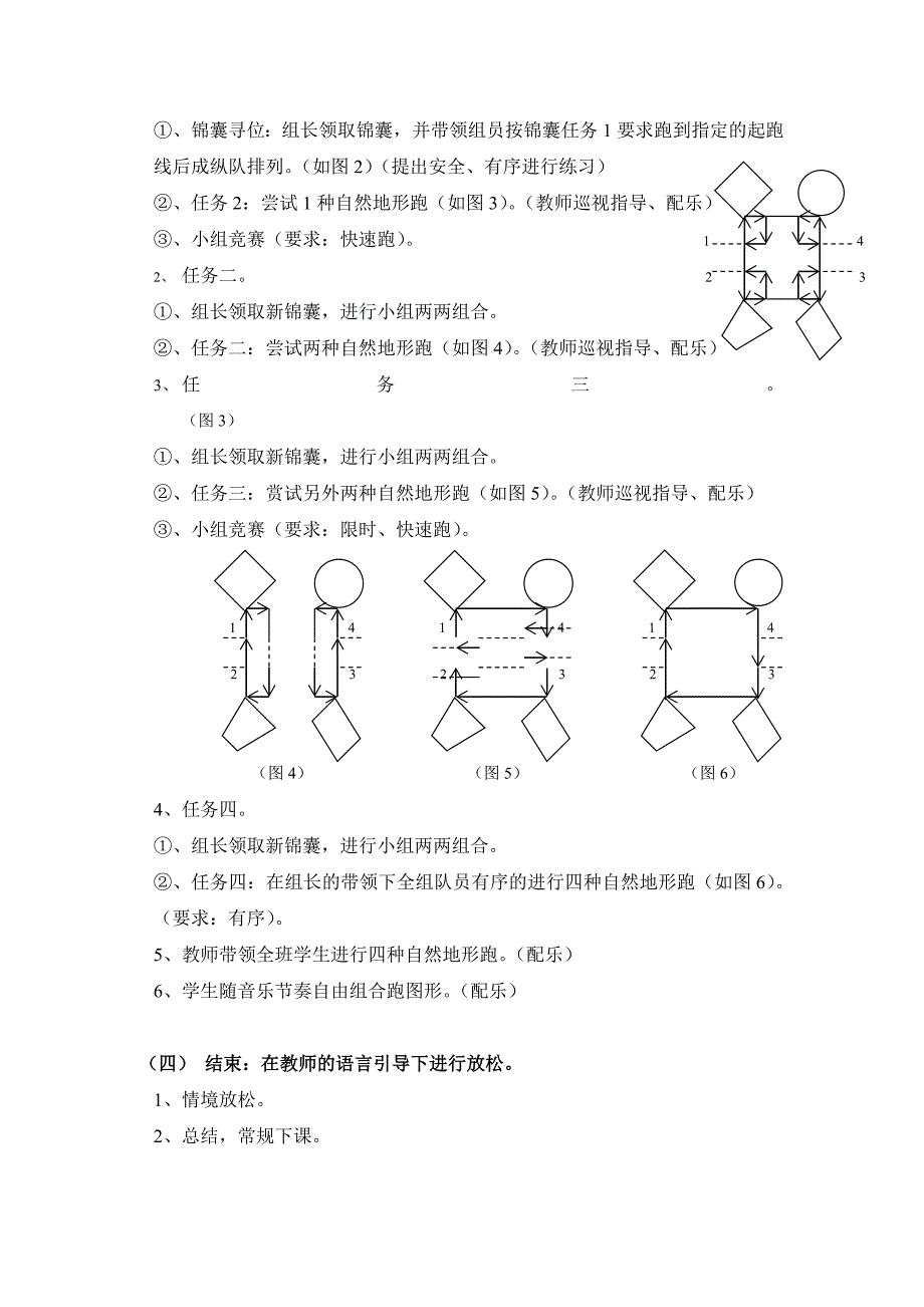 小学体育与健康六年级水平三《自然地形跑》教学设计_第2页