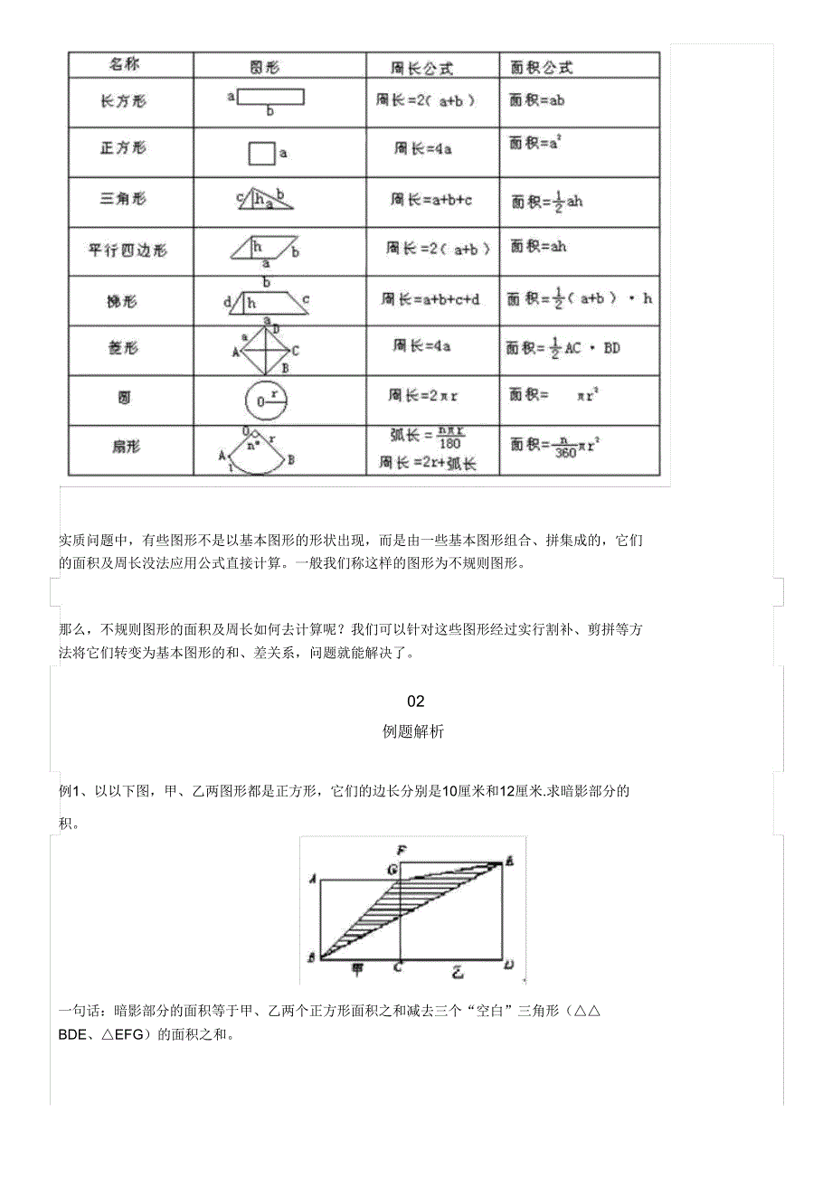 小学数学几何易错知识点汇总图形求面积十大方法总结.doc_第3页