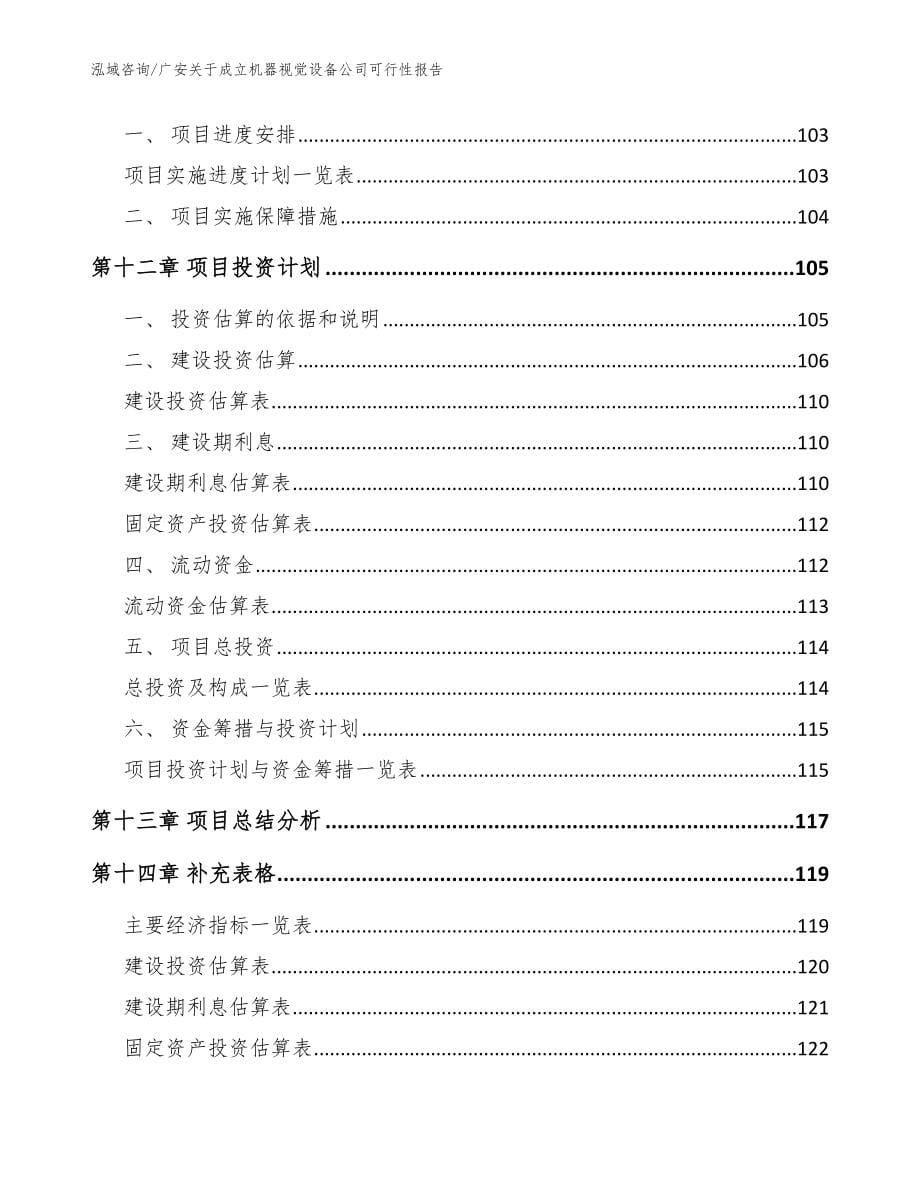 广安关于成立机器视觉设备公司可行性报告【范文模板】_第5页