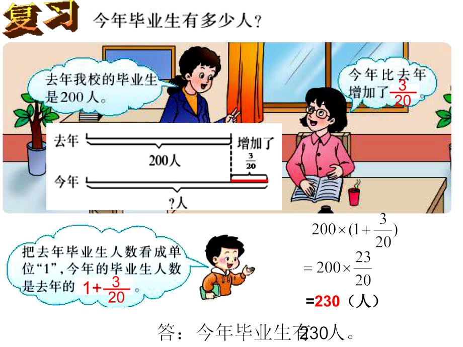 西师大版六年级数学下册解决问题2求比一个数多或少百分之几的数是多少_第2页