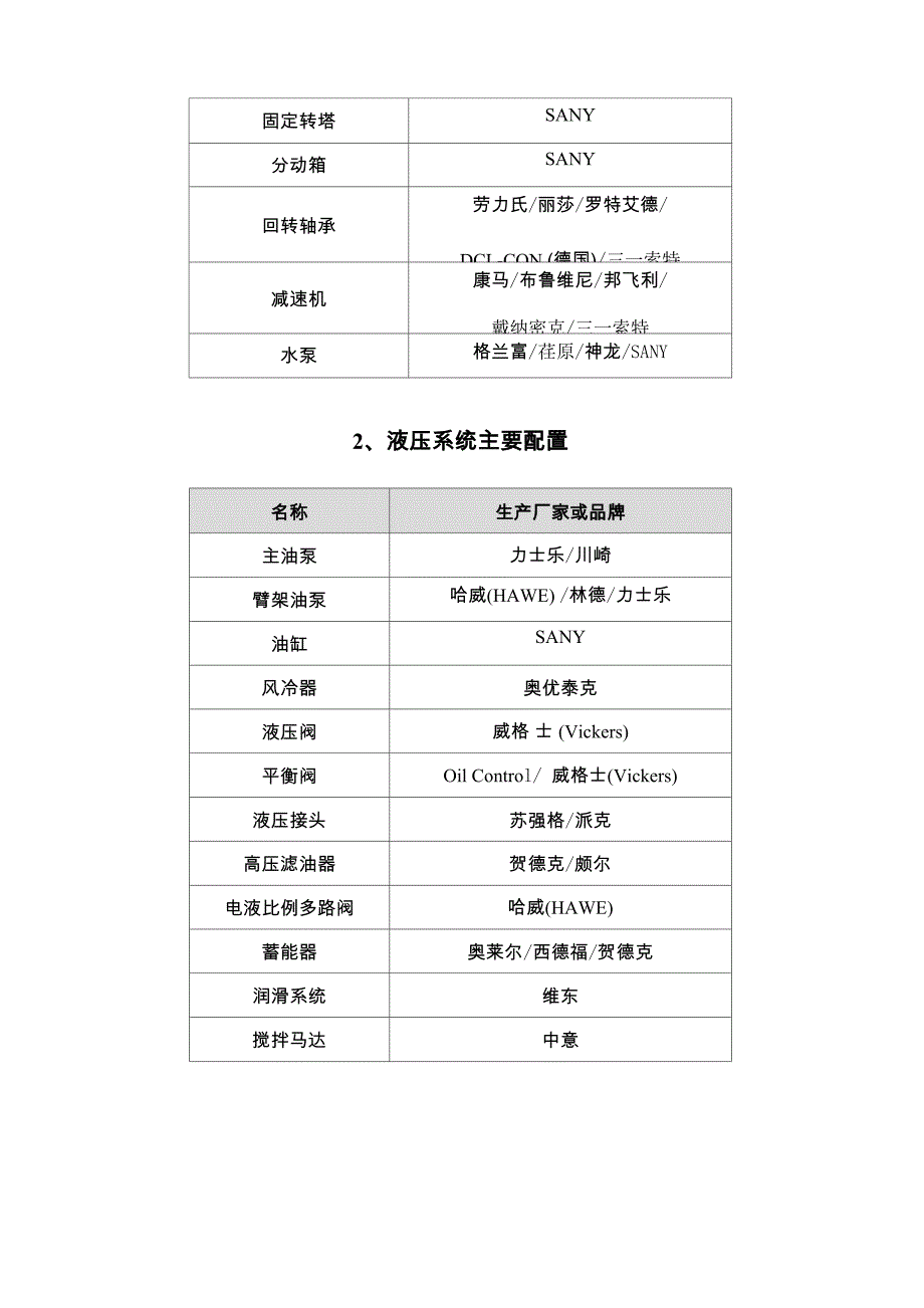 泵车技术参数及报价_第3页