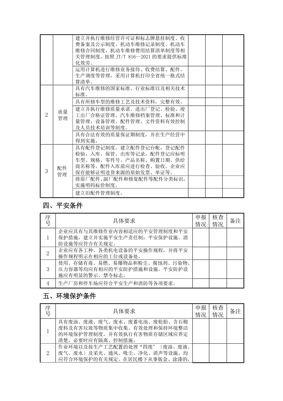 机动车维修开业申请表一、二类精_第4页