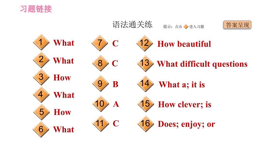 外研版七年级下册英语 Module 12 Unit 3 Language in use 习题课件_第2页