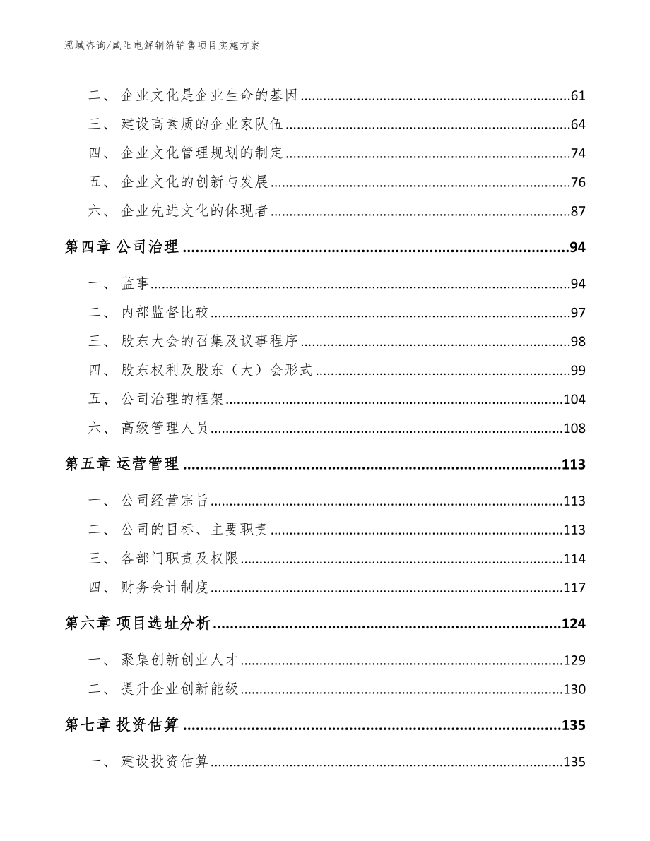 咸阳电解铜箔销售项目实施方案_第2页