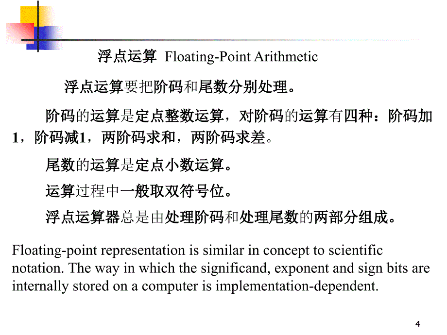 浮点运算计算机组成原理课件_第4页