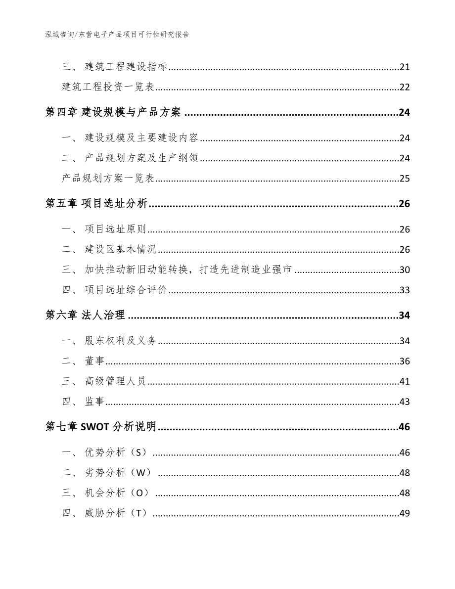 东营电子产品项目可行性研究报告_参考模板_第3页