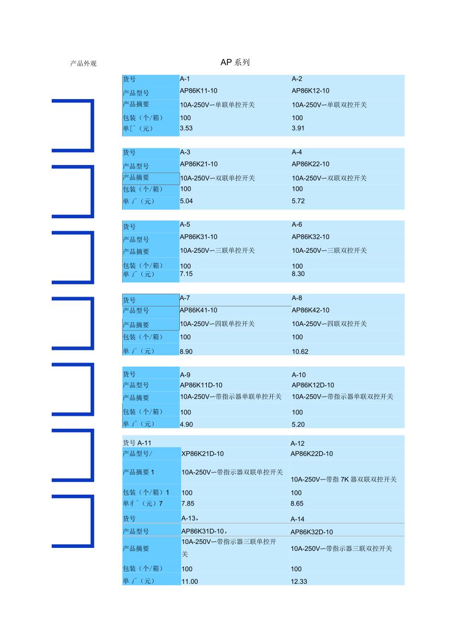 AP系列电源开关_第1页