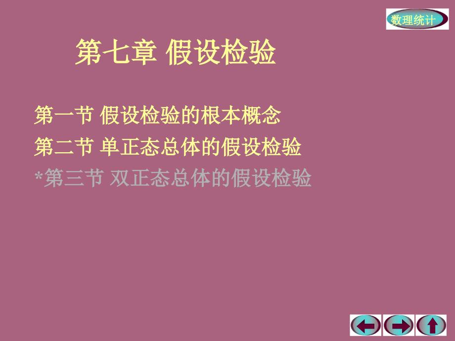 假设检验的基本概念1ppt课件_第1页