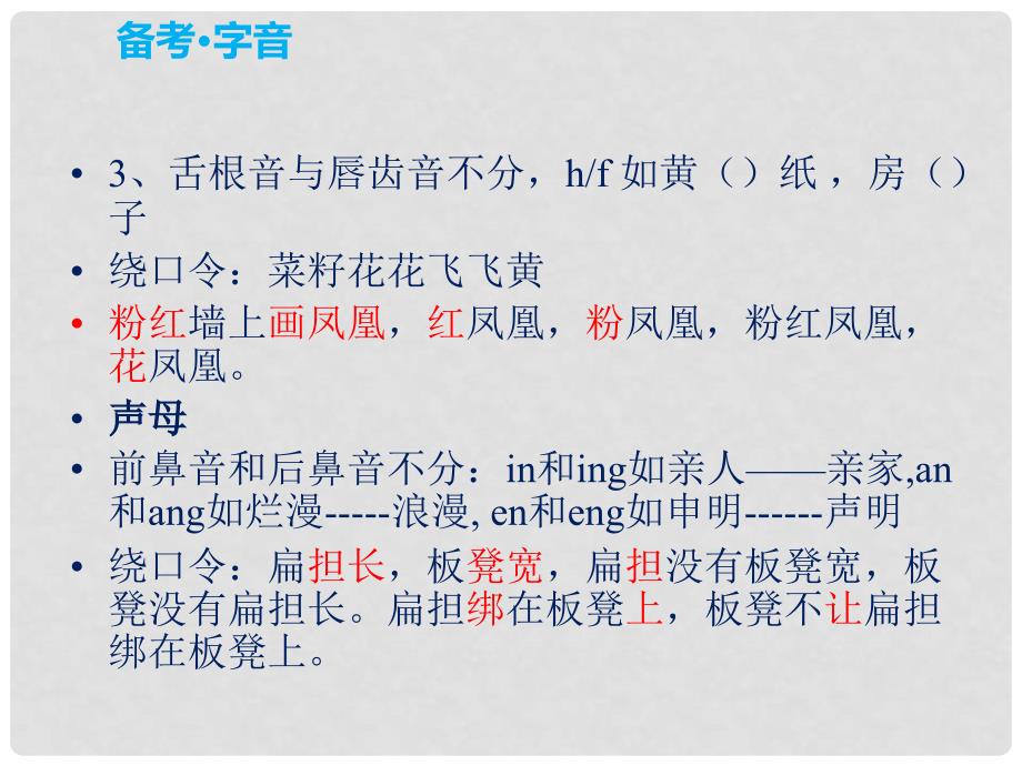 湖南省中考语文 第一部分 积累与运用 专题一 字音字形复习课件_第4页