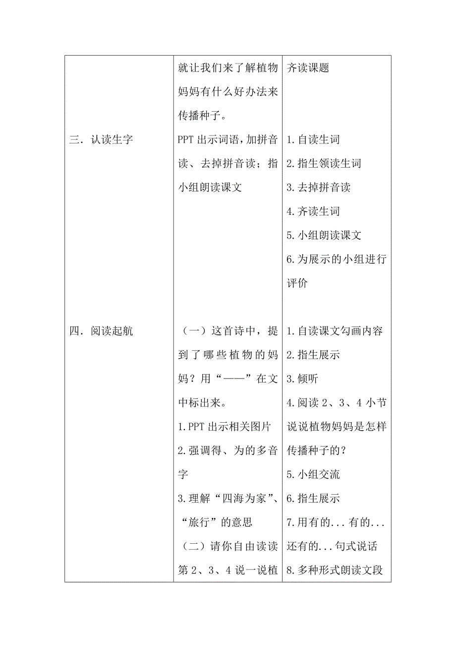 《植物妈妈有办法》教学设计[179].docx_第2页