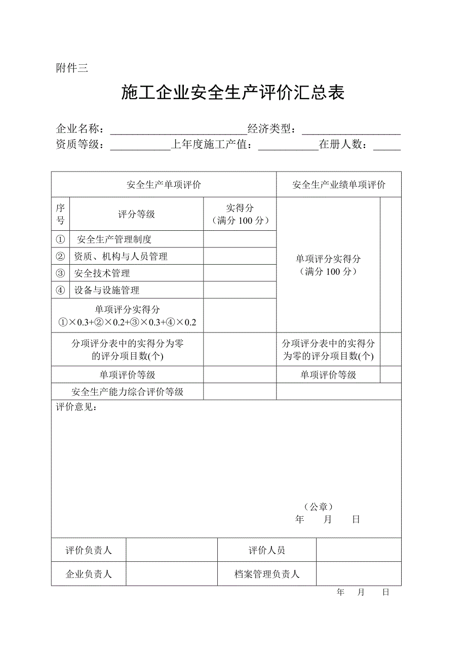 主管部门安全生产评价审核表_第2页