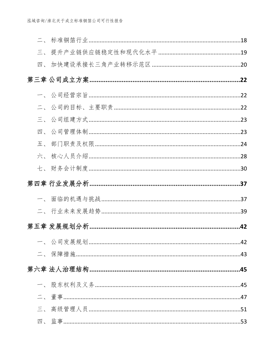 淮北关于成立标准铜箔公司可行性报告【参考模板】_第4页