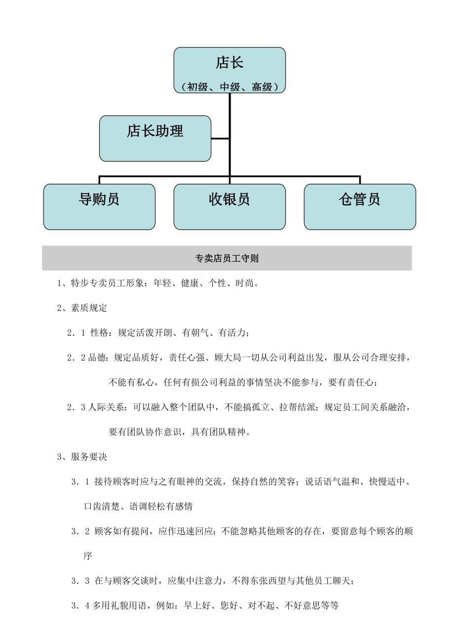 特步店铺营运管理手册yuyang_第5页