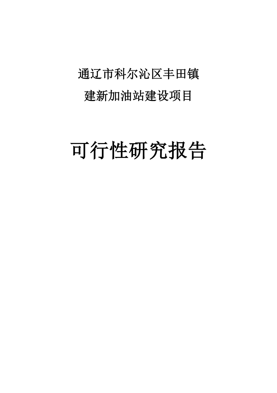 加油站项目可行性实施方案.doc_第1页