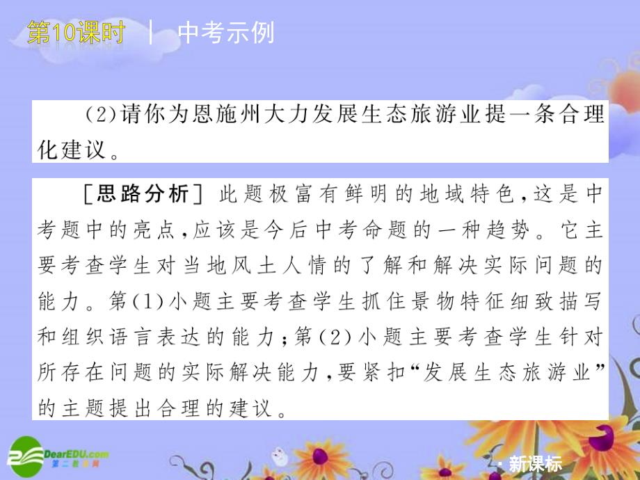 2011届中考语文复习方案_《综合性学习》课件_人教新课标版_第3页