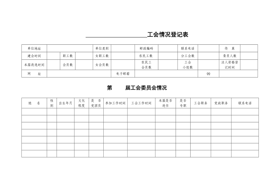 奉化市基层工会工作台帐_第3页