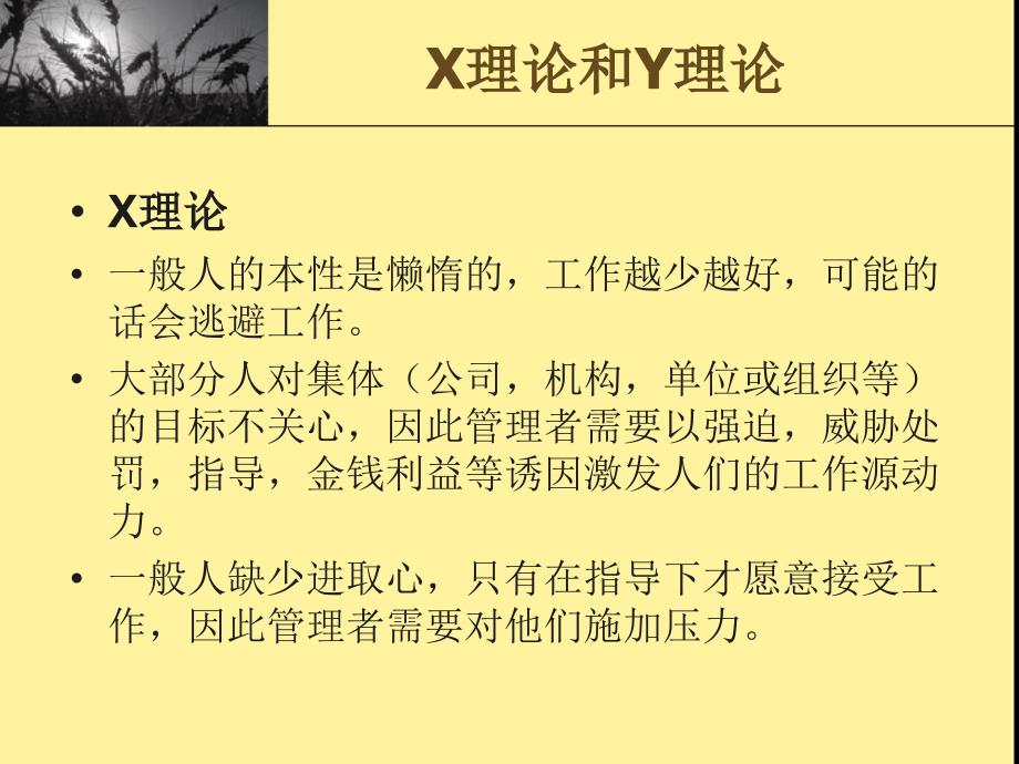 管理学基础：X理论和Y理论_第2页