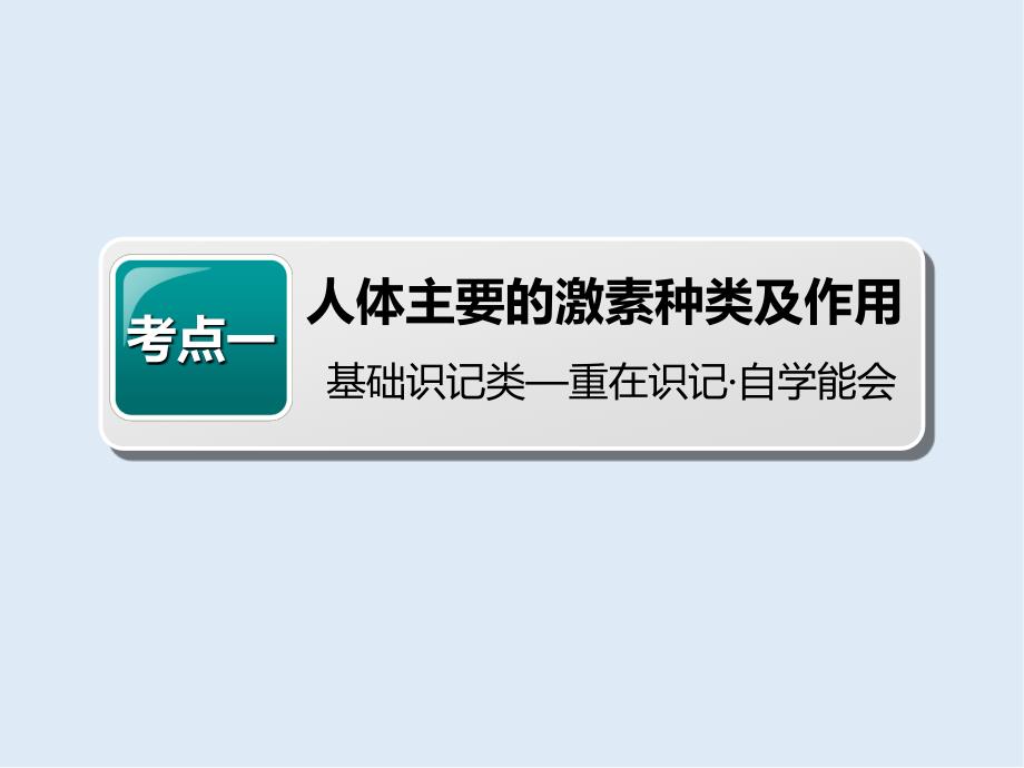 版高考生物精准备考一轮全国通用版课件：必修3 第一单元 第3讲　通过激素的调节_第4页