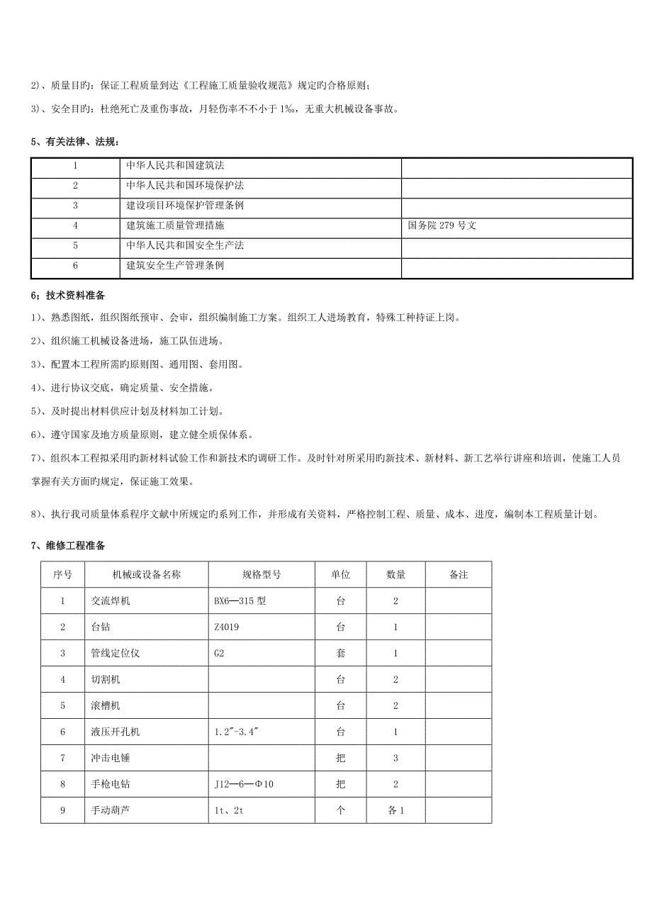 雷诺思测漏及管道定位工程施工方案_第5页