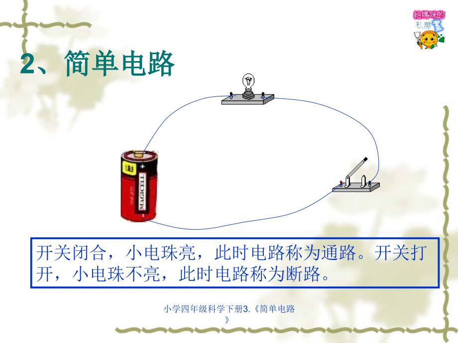 小学四年级科学下册3.简单电路_第3页