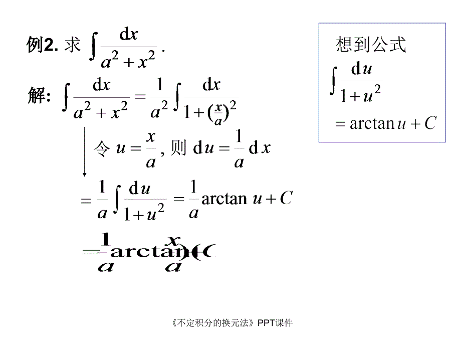 不定积分的换元法课件_第3页