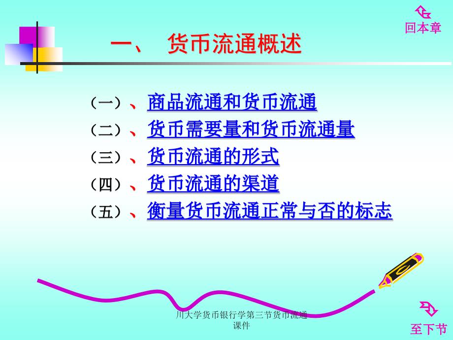 川大学货币银行学第三节货币流通课件_第2页