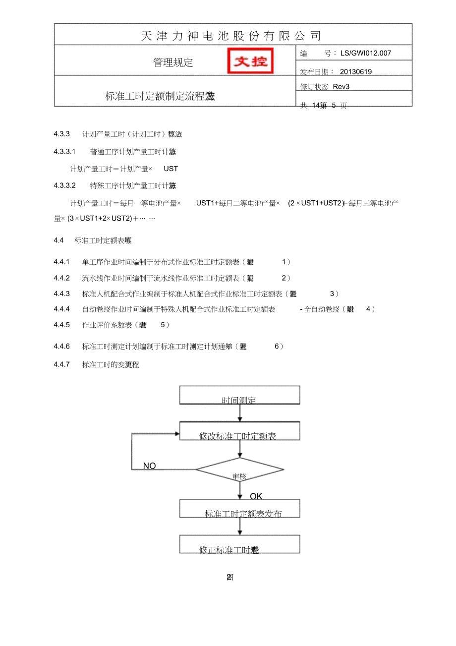 标准工时定额制定流程及方法_第5页