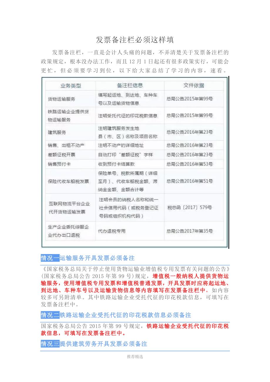 发票备注栏必须这样填_第1页