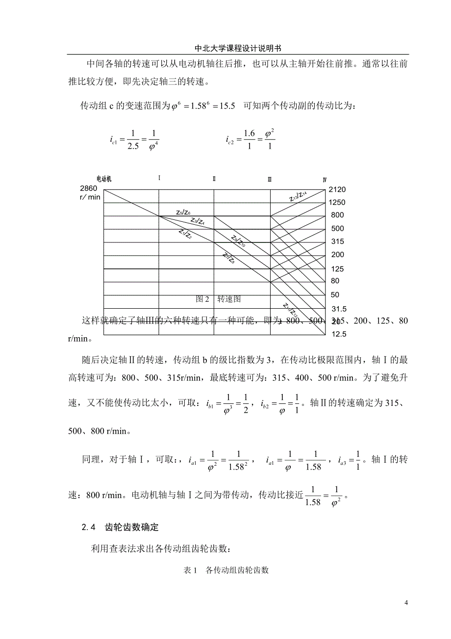 《金属切削机床》课程设计铣床主轴箱设计【全套图纸】_第4页