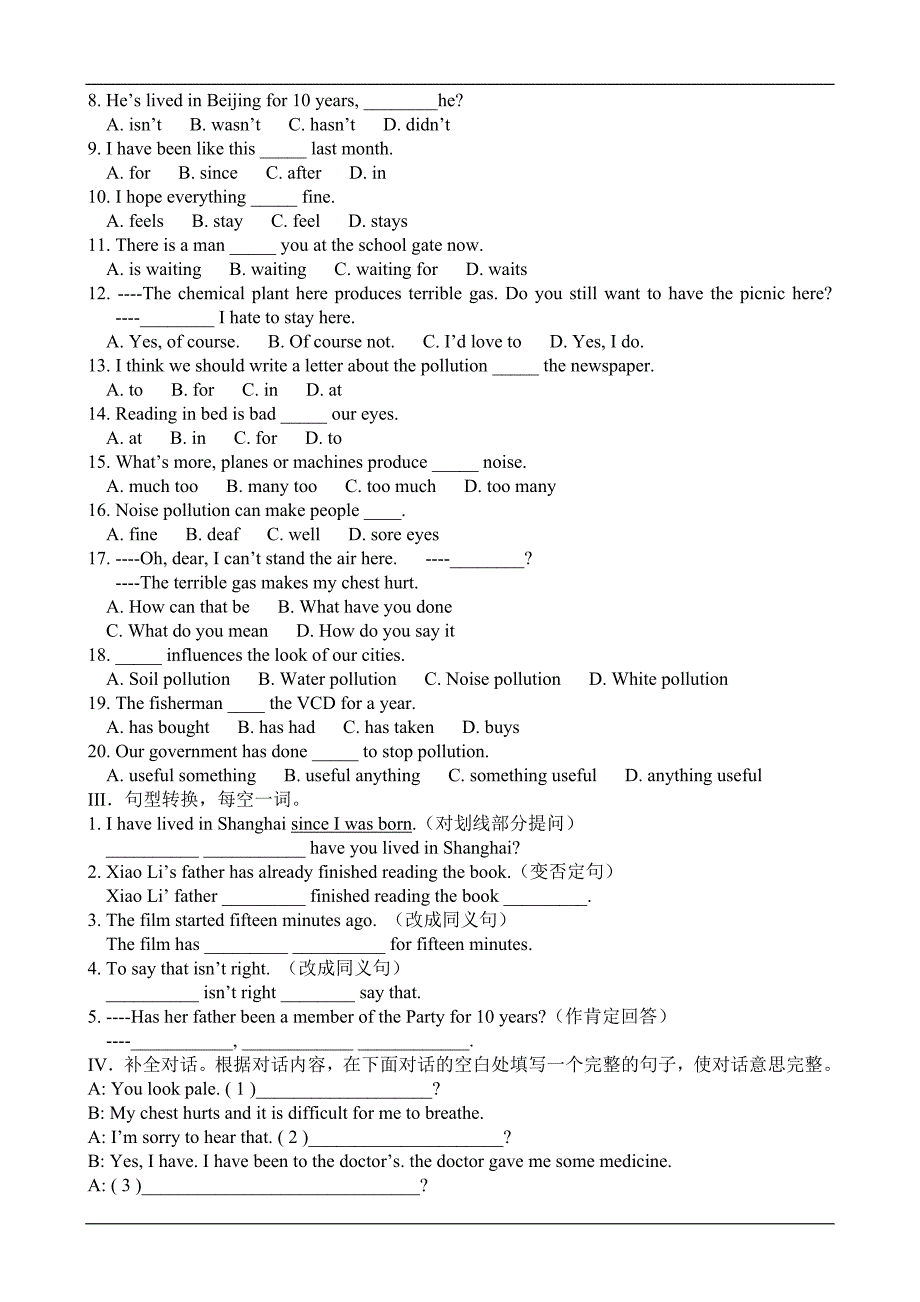 Unit2Topic1Ican’tstandtheenvironmenthere_第2页