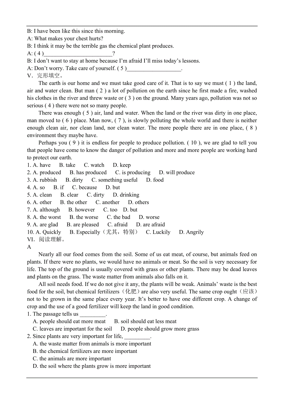 Unit2Topic1Ican’tstandtheenvironmenthere_第3页