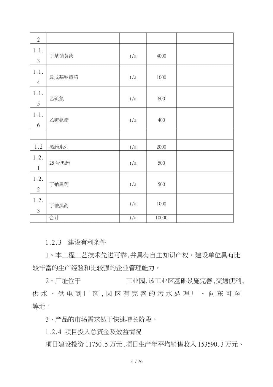 药剂有限责任公司10000ta选矿药剂建设工程可行性实施计划书_第5页