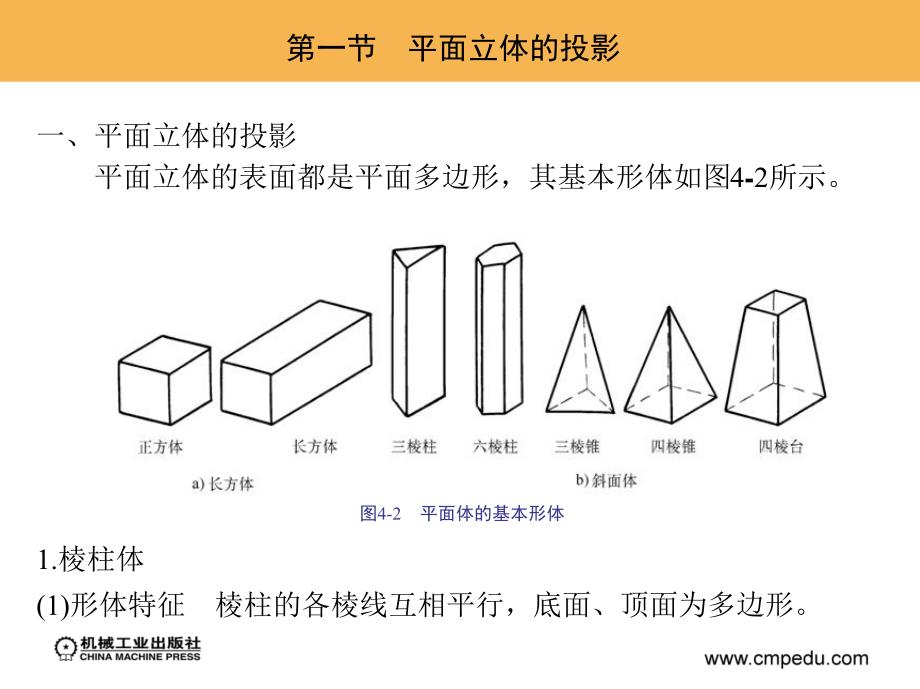 建筑工程制图与识图资源王强等第四章立体的投影_第4页