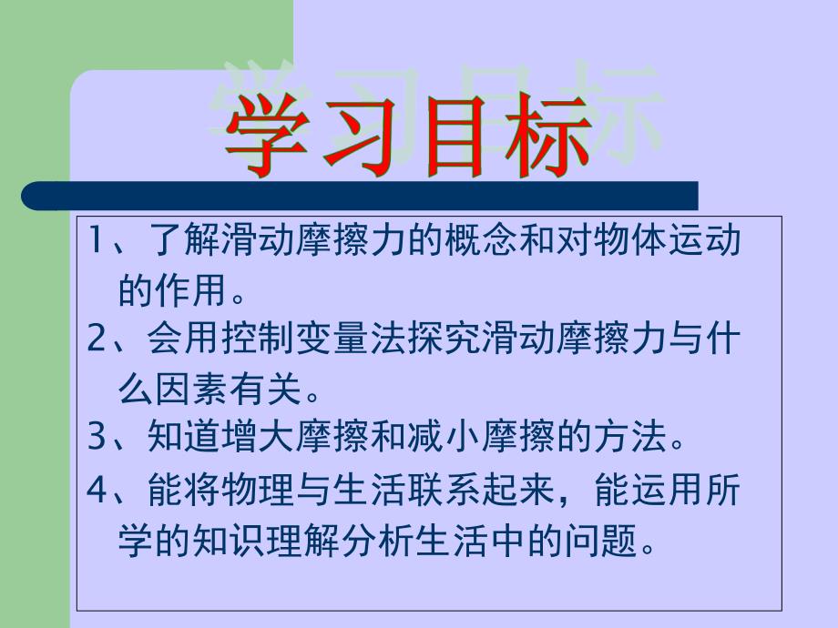 （2013春最新版）新人教版八年级物理下册：83摩擦力课件_第3页