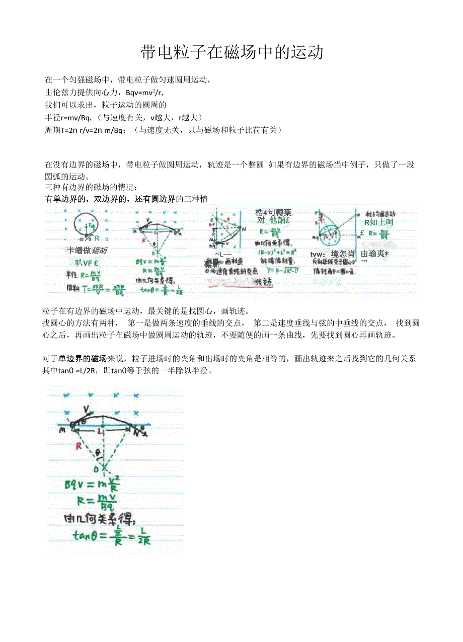 带电粒子在磁场中的运动_第1页