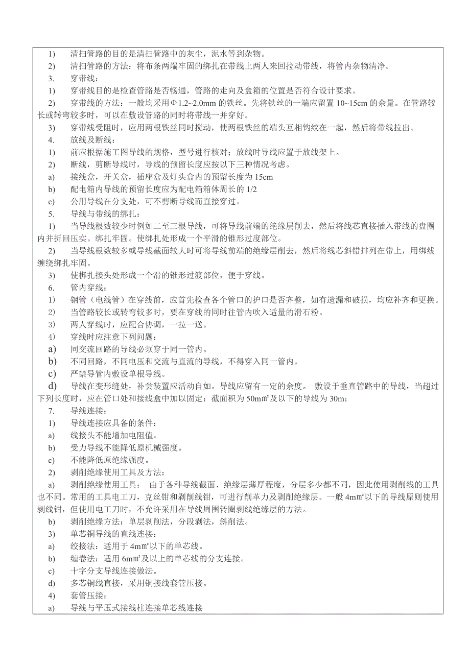 室内电线导管穿线工程技术交底.doc_第2页