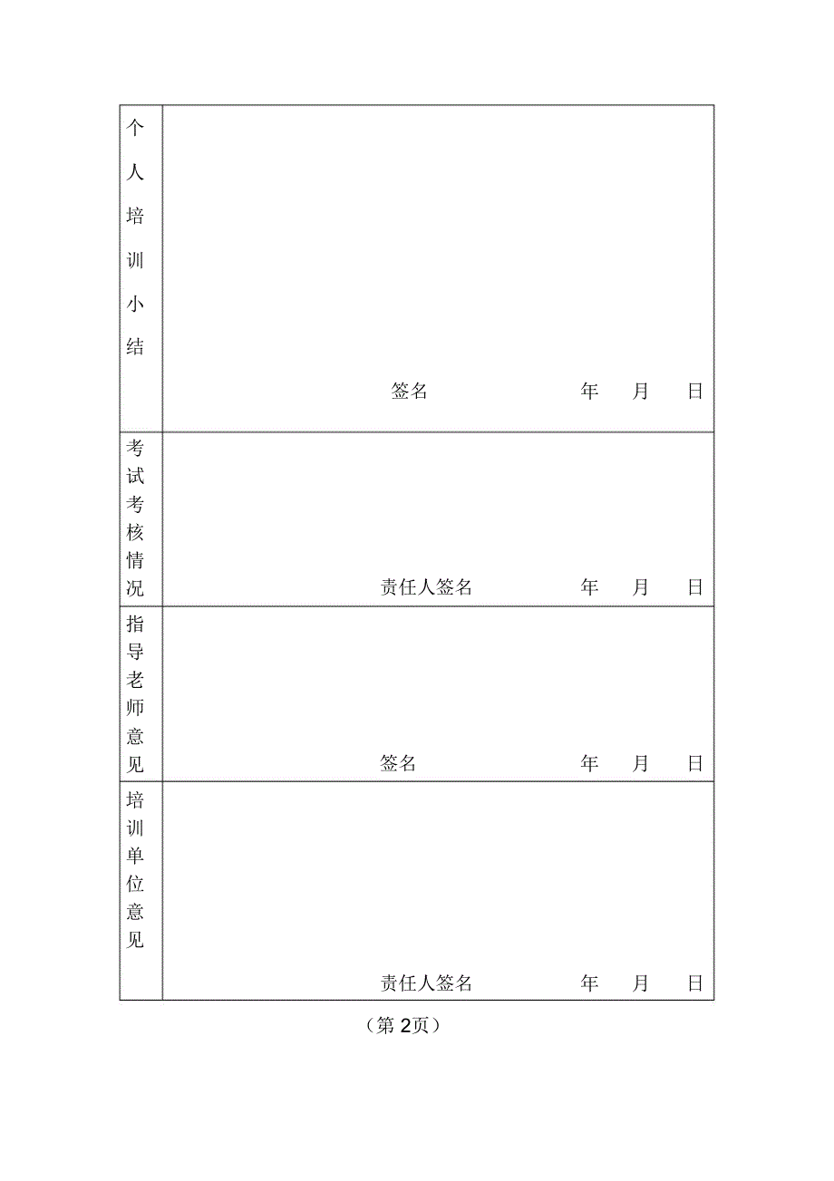 医师执业注培训合格证明_第2页