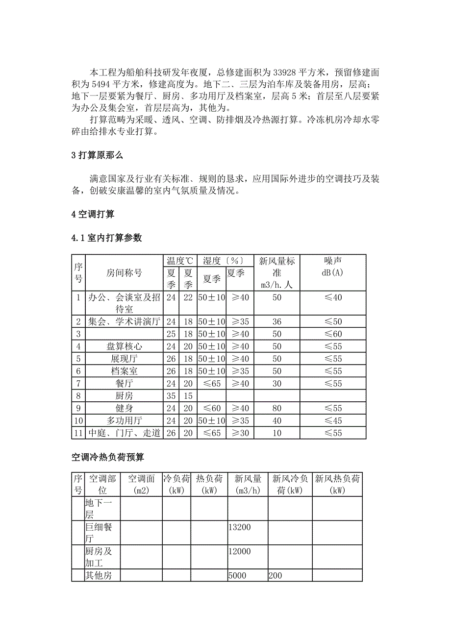 建筑行业暖通空调初步设计说明书_第2页