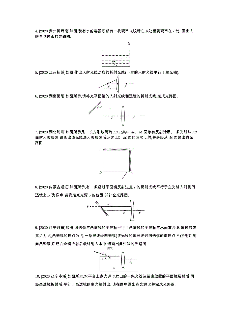 2021年中考物理题型复习 题型四作图题_第2页