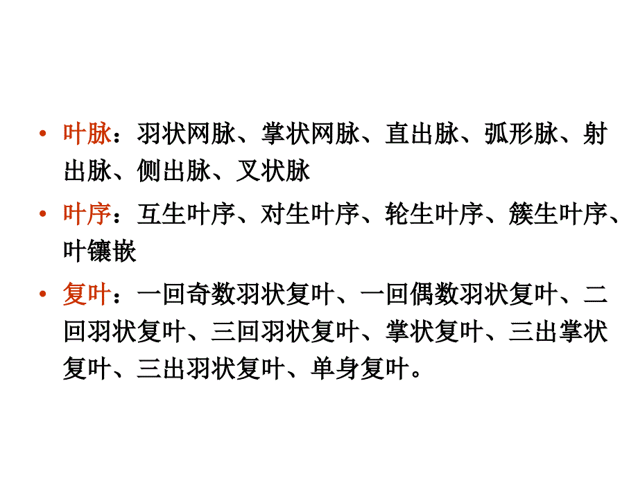 叶的形态特征(上课课件)_第3页